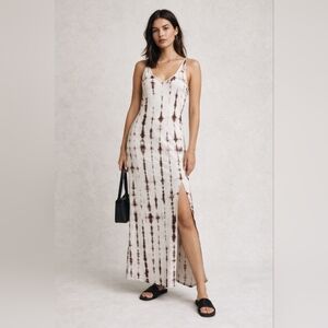 Tie-Dye Jersey Maxi Dress Medium